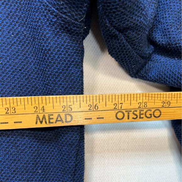 Orvis Mens Pullover Sweater Size XXL Navy Classic Sherpa Lined 1/4 Zip Cozy - Picture 8 of 11